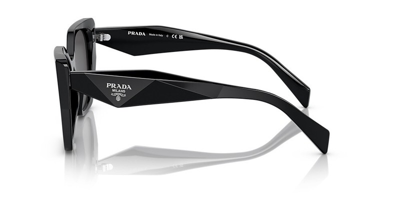 PRADA PR 19ZS 1AB5SO Black Dark Grey Large Women Sunglasses gallery