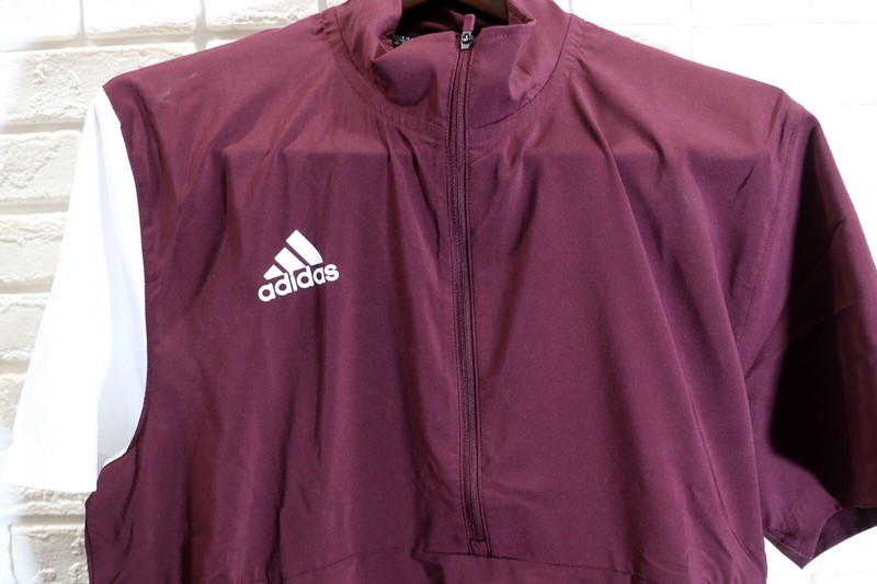adidas Men's stadium woven 1/4 zip short sleeve golf pullovers - Multiple Colors gallery