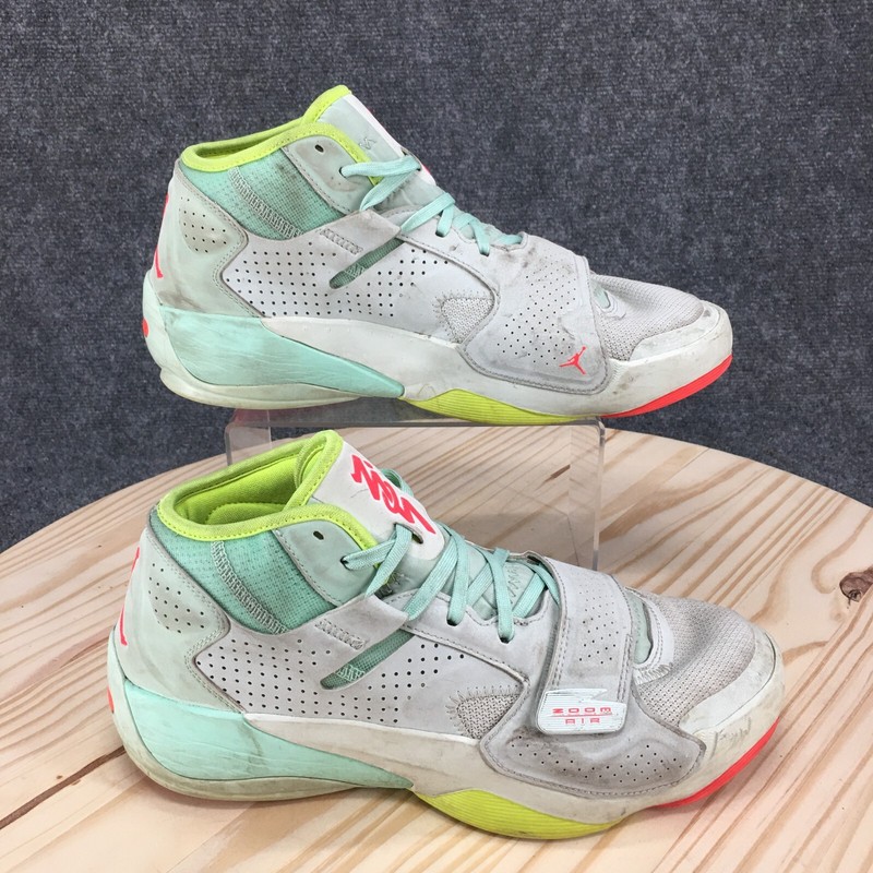 Nike Shoes Mens 9 Jordan Zion 2 Basketball Sneakers DO9161-367 White Green