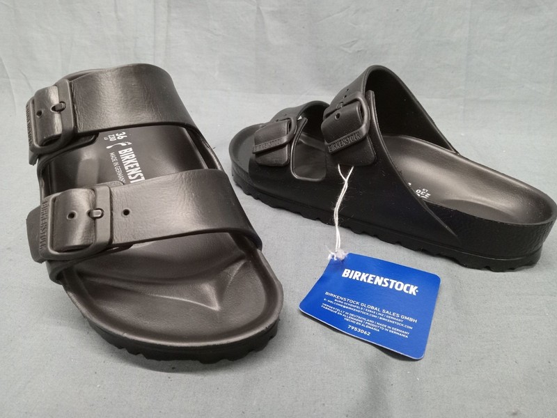 Birkenstock Arizona EVA Sandals Black Girls Size 2.5K NEW NO BOX!