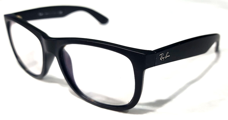 Ray Ban RB4165 601/8G Justin Black Square Sunglasses Frame 54-16 145 READ
