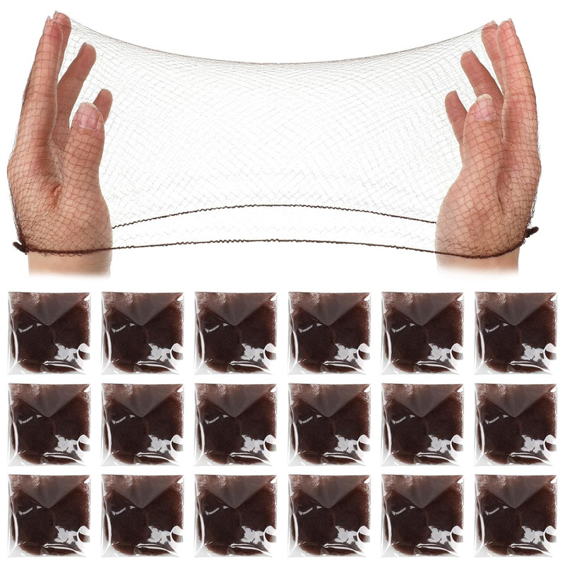 Smilco Hair Net 100 Pcs, 20 Inches Hair Nets Elasticity Invisible Elastic Mesh gallery