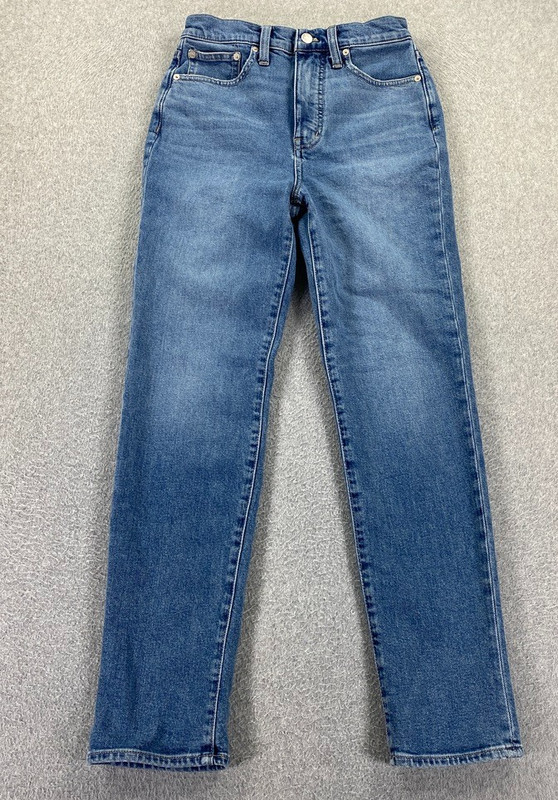 Madewell The Mom Jean Women’s Size 26 High Rise Blue Medium Wash City Preppy