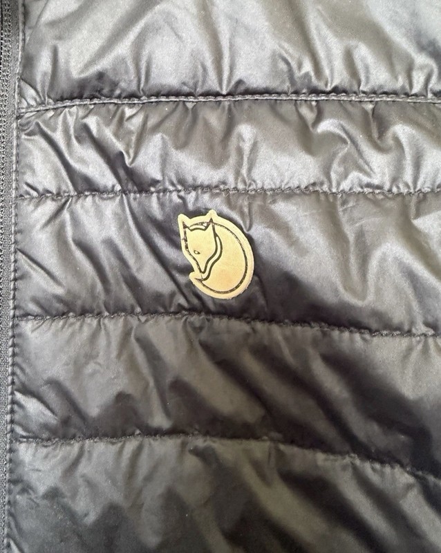 Fjallraven Abisko Puffer Vest Mens Size XL Black Full Zip gallery