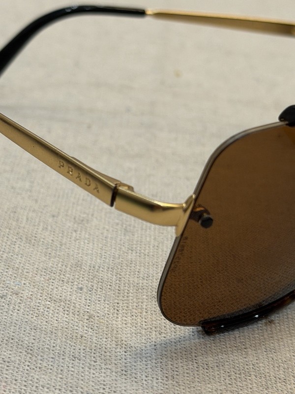 PRADA SPR 01G 640122 AU-221120 Honey Tortoise Sunglasses With Brown Lenses gallery