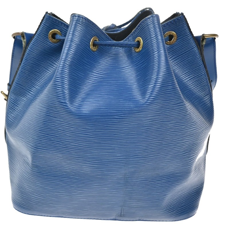 LOUIS VUITTON LV Petit Noe Shoulder Bag Epi Leather Blue France M44105 32CA679 gallery
