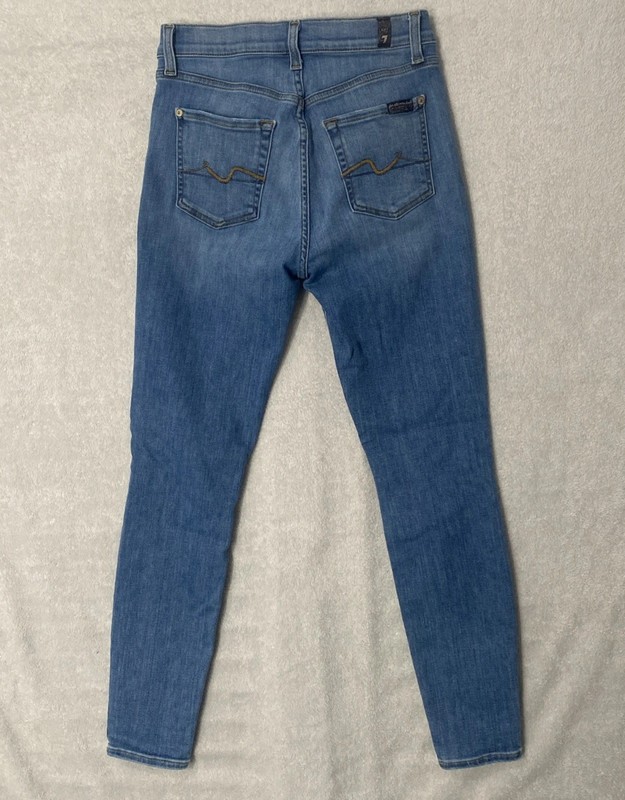 7 For All Mankind Jeans Womens Size 26 High Waist Ankle Gwenevere RN115561 Whisk gallery