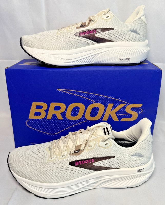 Brooks Ghost 18 (2026) Women’s Size 9.5 B Coconut Coffee Fuchsia 120482-1B-107