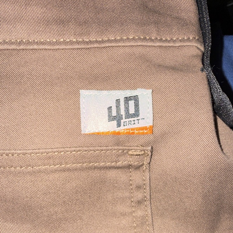 Duluth Trading 40 Grit Men’s Cotton Blend Twill Work Pants Brown 44x30 gallery