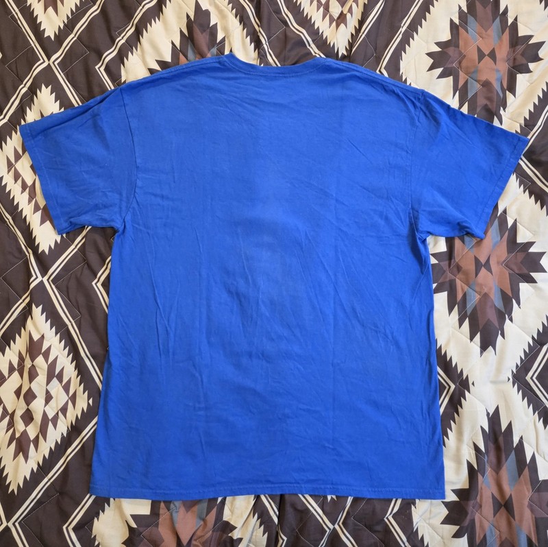 WWE X Garbage Pail Kids Slick Ric Ric Flair T Shirt Wrestling Blue Adult Size XL gallery