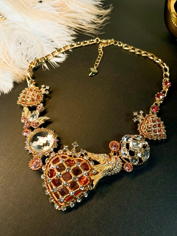 Stunning Victorian Necklace, Statement Necklace, Wedding Necklace, Bridal Collar