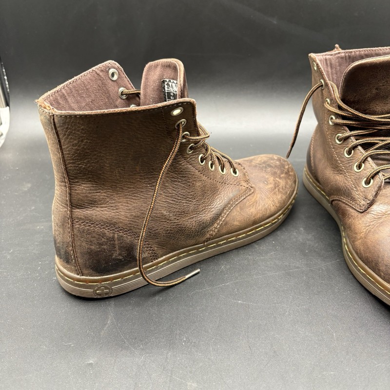 Dr. Martens Tobias Brown Leather Ankle Boots Size 10 (EU 42) AirWair – Pre-Owned gallery