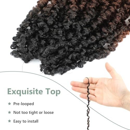 Yanky Twist Crochet Hair 16 Inch 8 Packs Crochet 16 Inch(8 Packs) 1B/30/27 gallery