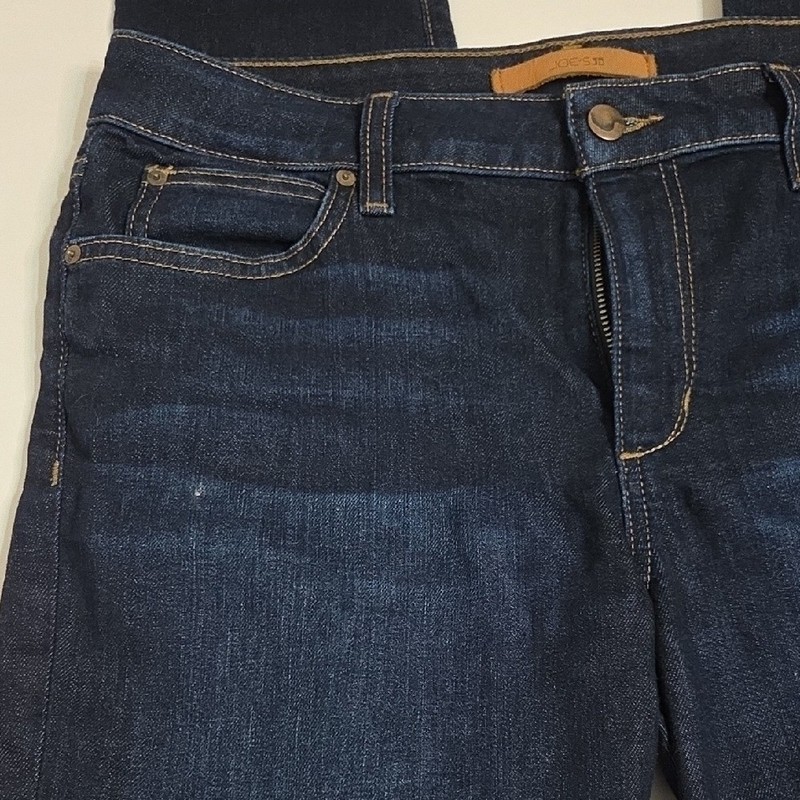 Joe's Women's sz 30 The Icon Mid Rise Dark Blue Skinny Jeans gallery