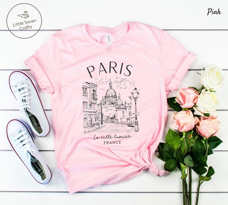 Paris Shirt Travel Gift for France Trip Lovers Souvenir Tee