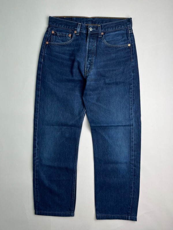 Levis 501 Vintage Dark Wash Jeans Made In Usa W31 5
