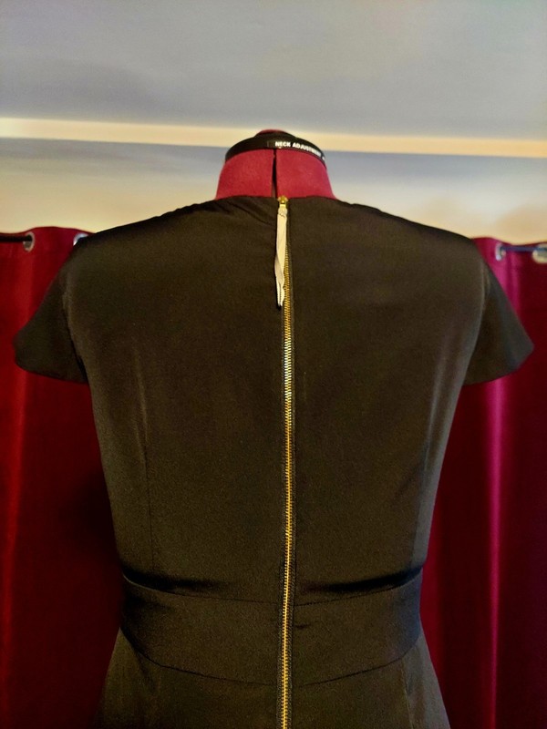 Eliza J Black Short Faux Wrap Dress - Day To Night Dress Sz. 8 gallery