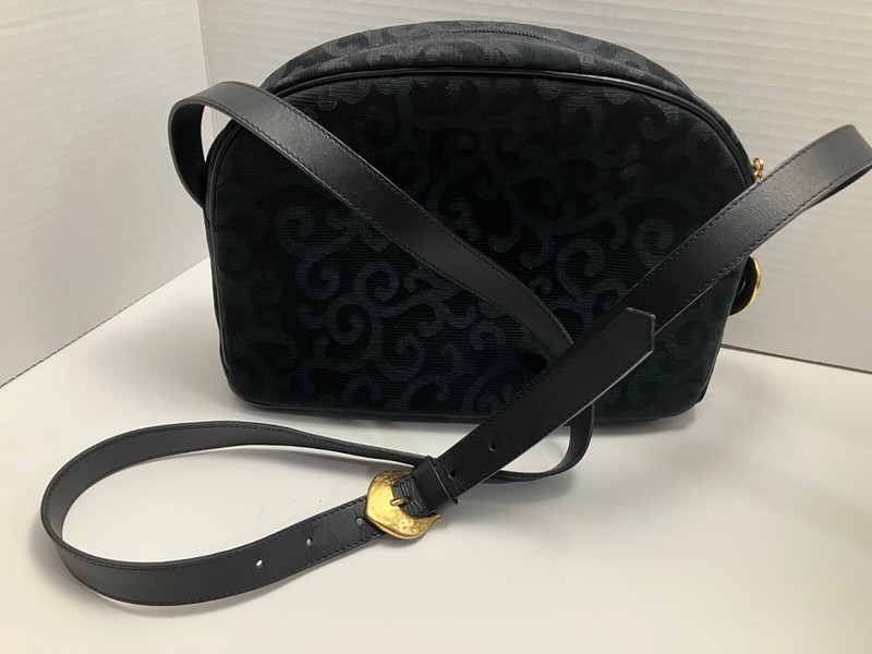 Yves Saint Laurent Vintage Heart Baroque Pattern Saddle Shoulder Bag-See Picture
