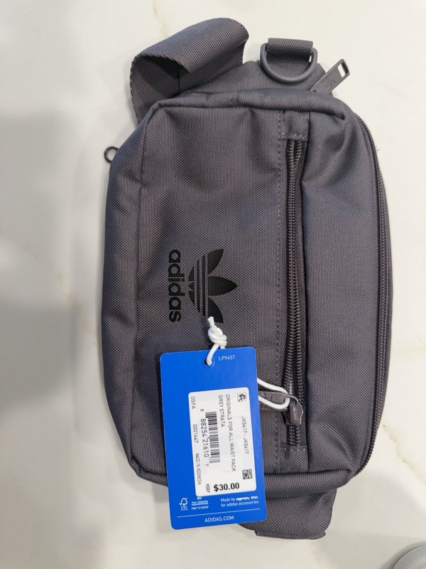 Adidas Originals Fanny Hip Pack Waist Belt Crossbody Bag – Grey