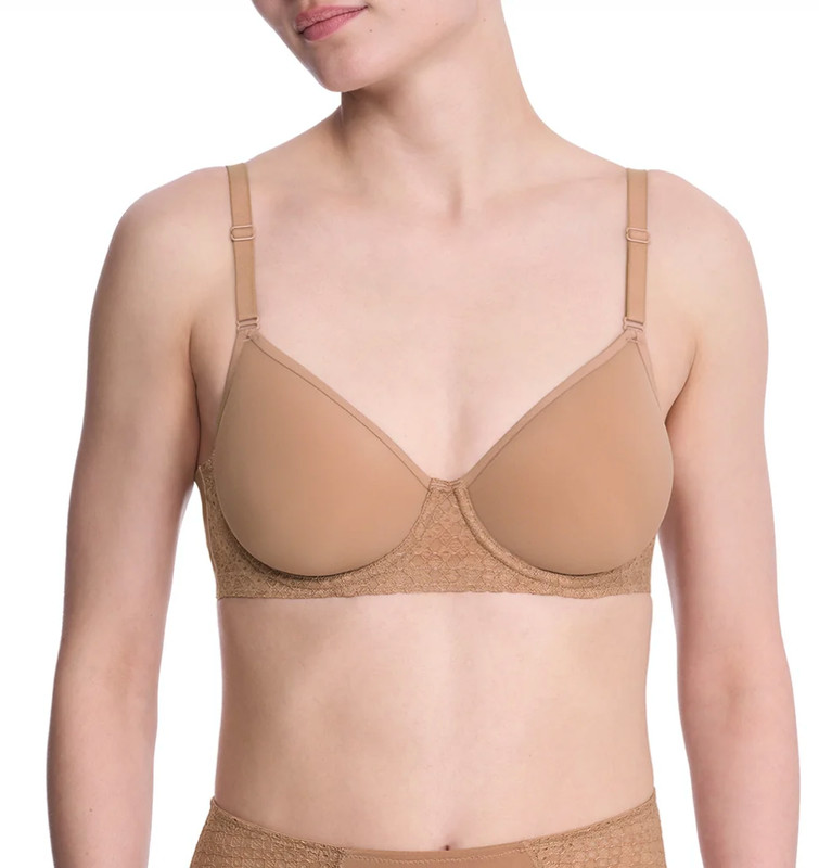 Natori 38D Harmony Smooth Back Spacer Underwire Bra NWOT 721347 Buff