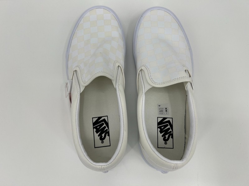 Vans Classic Checkerboard Slip-On True White Men's / Women's NEW - Pick Size gallery
