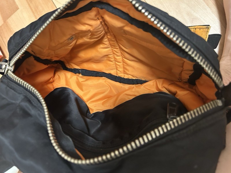 Porter Tanker Waist Bag Black W30 H20 D13cm Unisex Fashion Made In Japan gallery