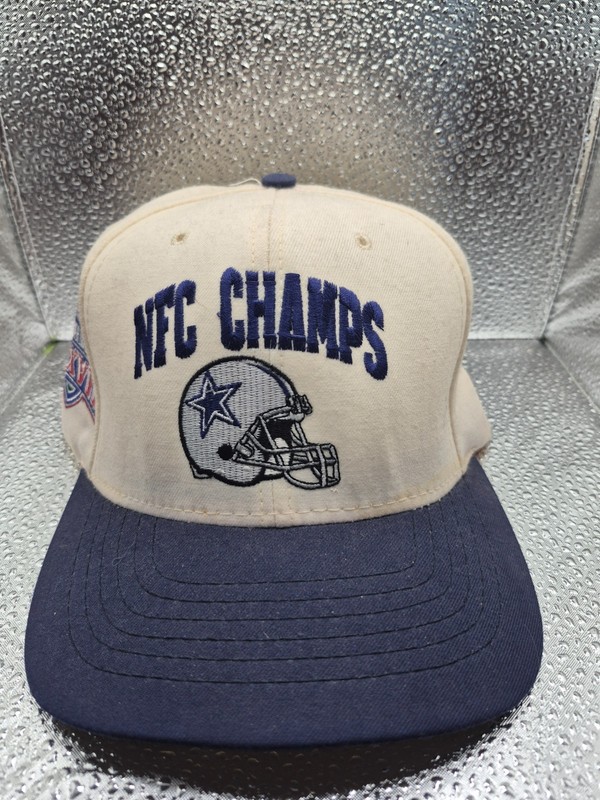 Vtg Dallas Cowboys NFC Champs Superbowl XXVII Logo Trucker adjustable hat