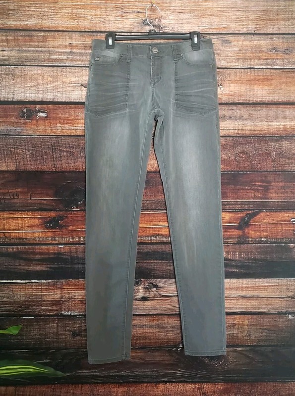 Dear John Jeans Size 28 Gray Denim Stretch Skinny Cotton Blend