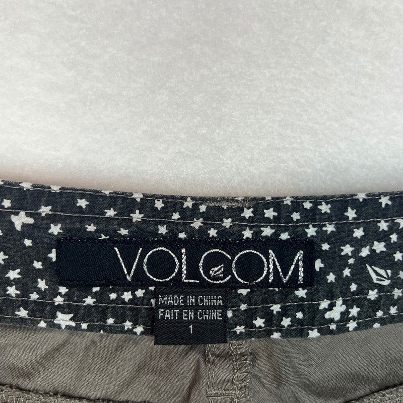 Volcom Starstruck 7 Women's Brown Olive Green Shorts Y2K Size 1 B0929P0 gallery