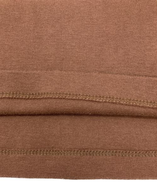 A BATHING APE Cropped Trim T-Shirt Women's Brown M Cotton Slim Fit gallery