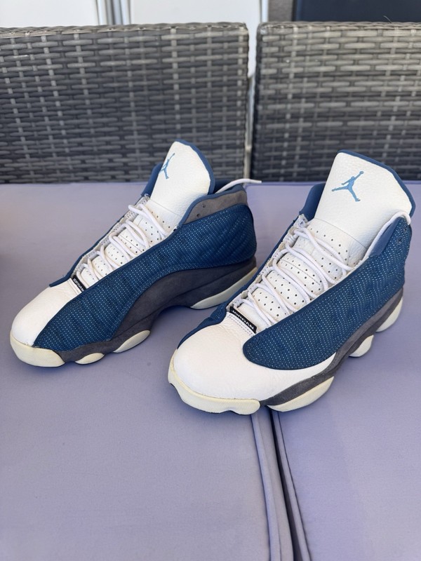 Jordan Air Jordan 13 Retro Flint Mid Top French Blue/Flint Grey 414571-401 2010 gallery
