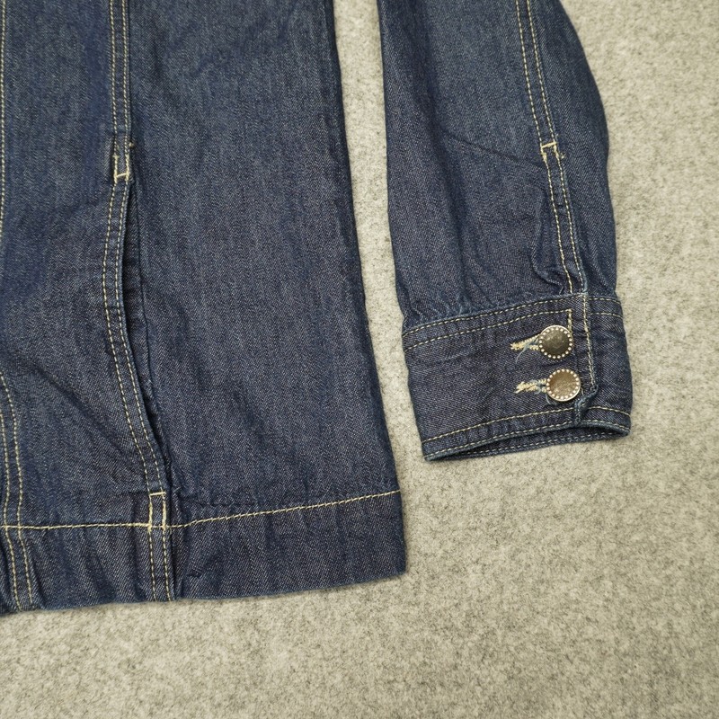Tudor Court Women's Denim Jacket Small Blue Cotton Lined gallery