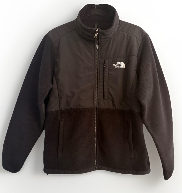 VTG The North Face Denali Jacket Women’s Sz LG Black Early 2000s Fleece Polartec