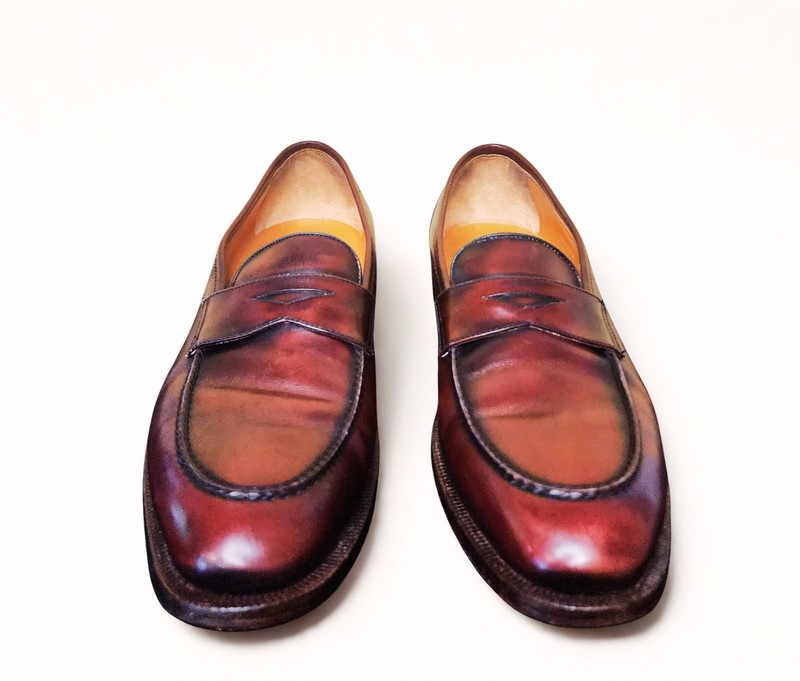 MORESCHI Coin Loafers, Made in Italy, size 11 Men’s (Excellent Condition)