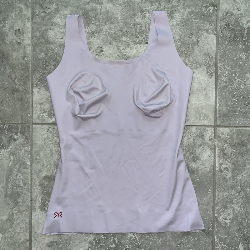 Ruby Ribbon Sleek Shape Tank Top Nylon Slimming Cami Lovely Lavender NEW 38