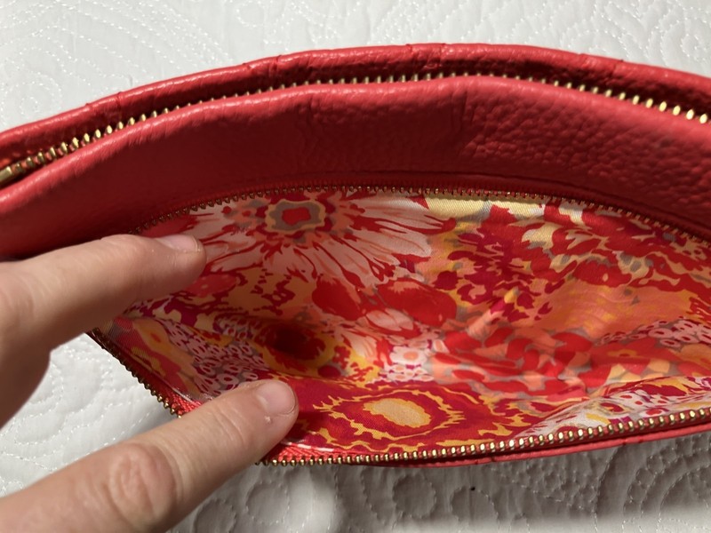 Vera Bradley Mia Quilted Leather Wristlet Clutch Women's Canyon Sunset Floral gallery