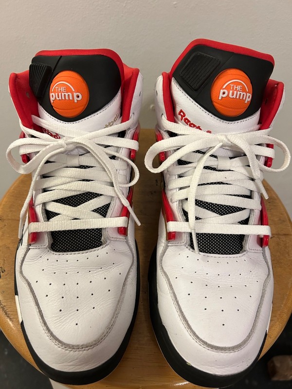 Reebok Omni Zone 2 Pump "Atlanta" White Mens Size 9.5 gallery