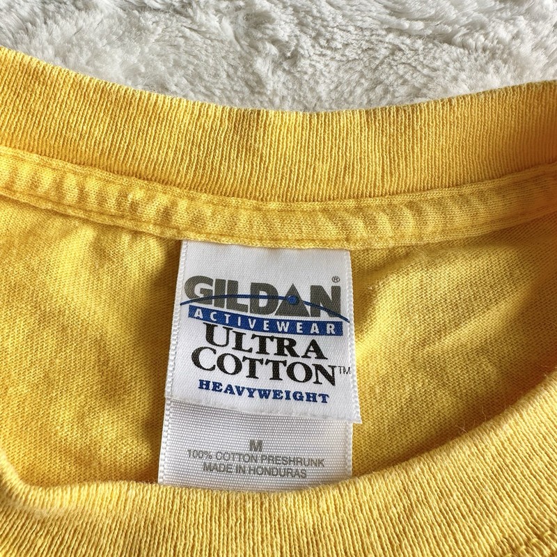 Vintage Biking Shirt Tee Mens Medium Gold New England Bike Vermont New Hampshire gallery