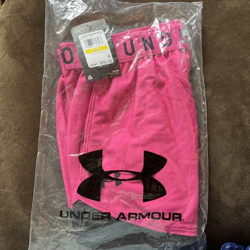 Under Armour Play Up 3.0 women shorts pink