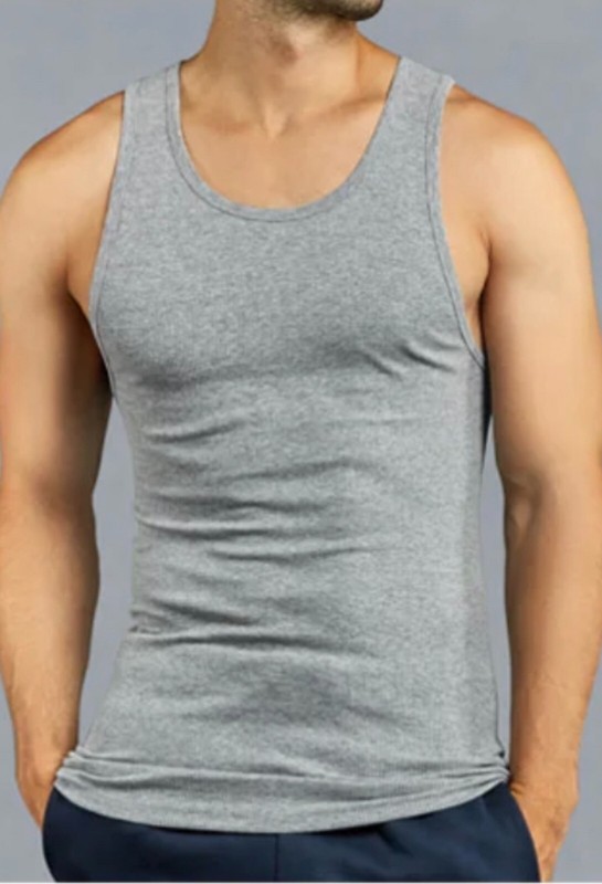 3 Packs Men 100% Cotton Ribbed Tanktop A-Shirt Wife Beater Undershirt Lot gallery
