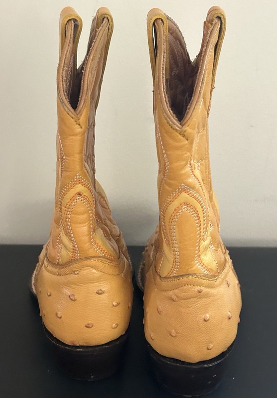 Coyote Joe sz 21 cm Girls Western Boots Yellow Embroidered Cross Mid-Calf gallery