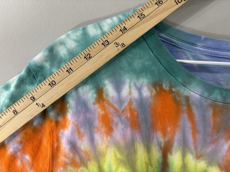 Handmade Heart Tie Dye Unisex Men Women XXL Hippie TShirt Sleep gallery