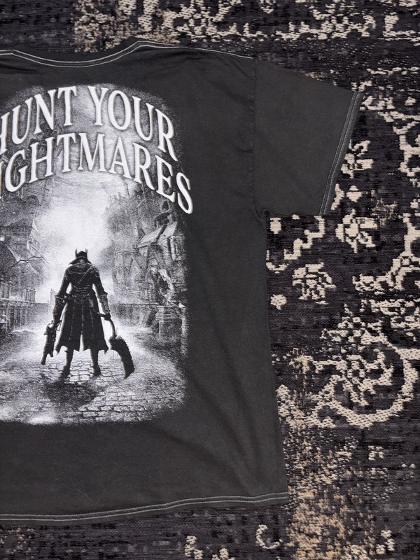 Bloodborne Hunt Your Nightmares Video Game Shirt Size 2XL Ripple Junction gallery