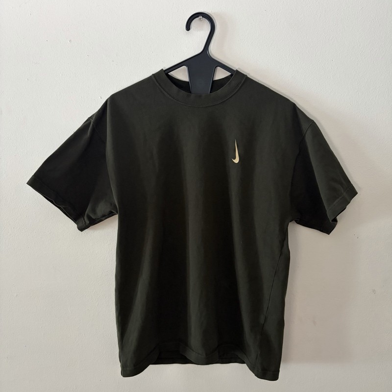 Nike x Billie Eilish Dark Olive Mini Swoosh Tee – Size Small Oversized