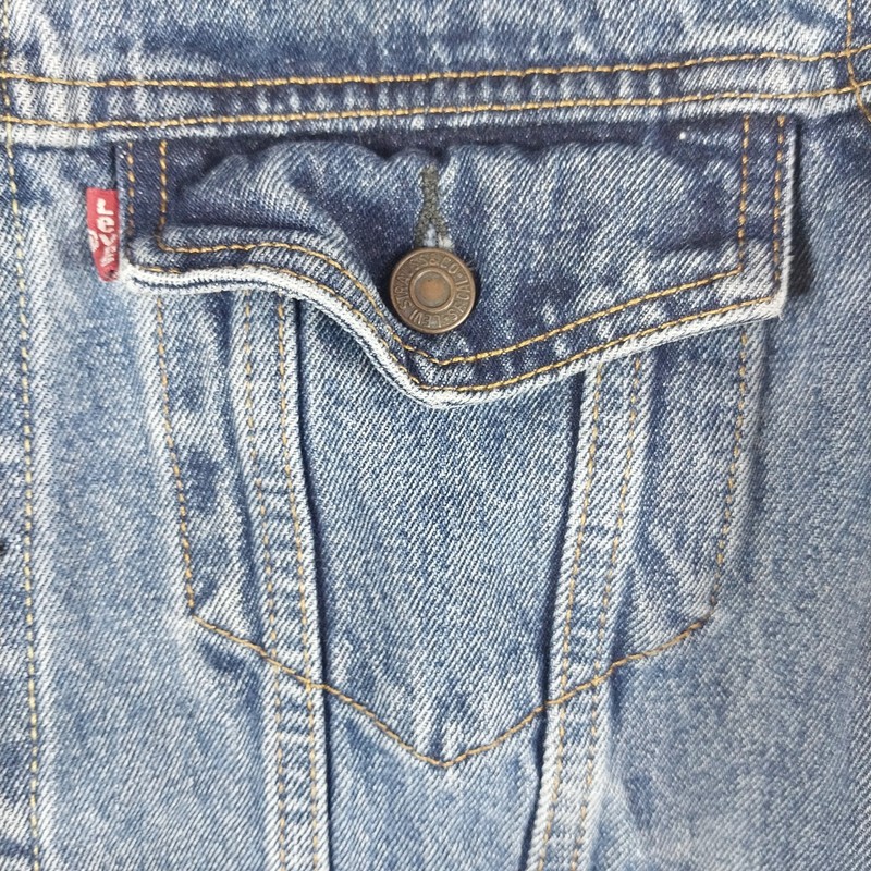 Levi's Men's Original Trucker Denim Jacket Medium Stonewash 72334-0130 Size S gallery