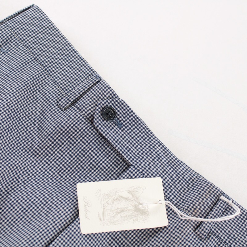 Belvest NWT Dress Pants Size 46 30 US Blue Plaid 100% Wool