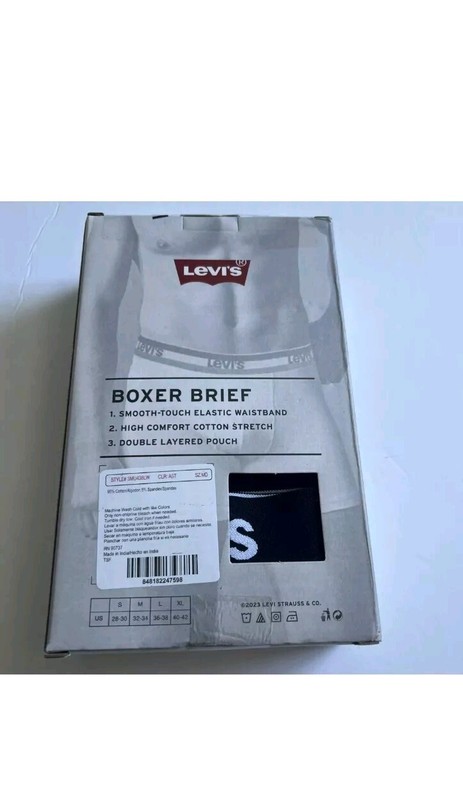 Levi's Men's 3 Pack Boxer Briefs Comfort Cotton Assorted Colors Choose Size gallery