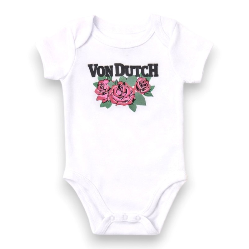 Von Dutch Baby Girls' 3-Piece Bodysuit & Bloomer with Sandals Size 3M 6M 9M gallery