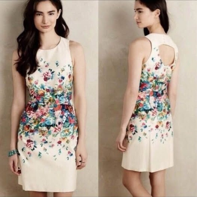 Maeve floral sleeveless tea garden dress size 4 gallery
