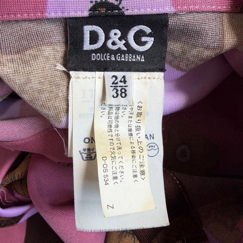 Dolce & Gabbana Shift Dress Mauve Pink Purple Knee Length Size 38 Half Sleeve gallery